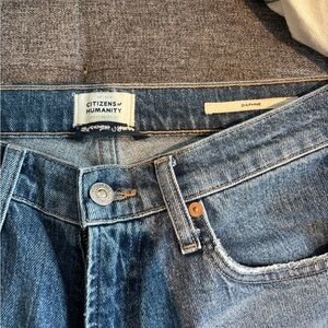 Citizens Of Humanity Blue Straight Leg Jeans
